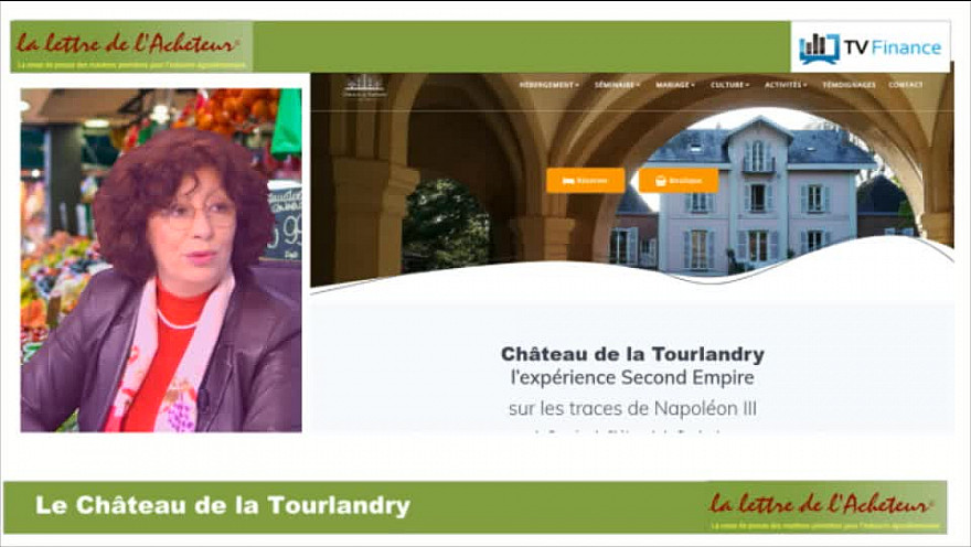 Tv Locale Chemillé-en-Anjou :  Pascale Luciani Boyer 'Nous avons mis en place au Château de la TourLandry des circuits courts '